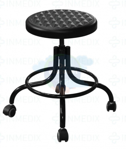 Табурет винтовой с полиуретановым сиденьем Т08